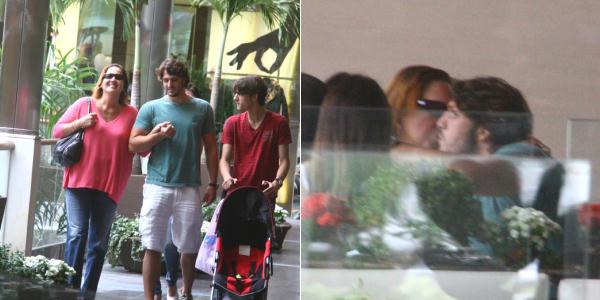 Claudia Jimenez é clicada ao beijos em restaurante