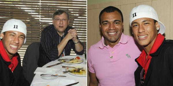 Neymar promove almoço para comemorar lançamento de site