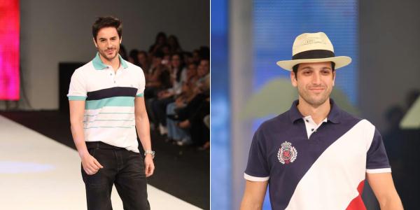 Ricardo Tozzi e Marco Antônio Gimenez desfilam em Fortaleza