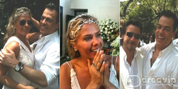 Adriane Galisteu se casa com Alexandre Iódice