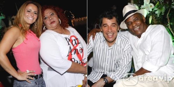 Alcione comemora aniversário com amigos famosos