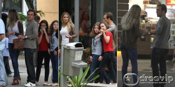 Deborah Secco e Roger são clicados juntos