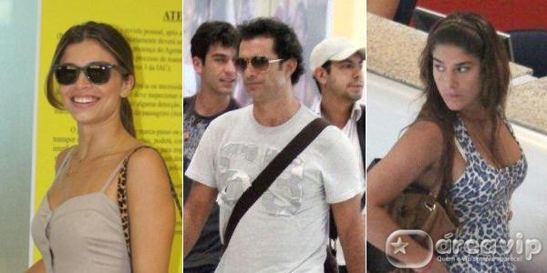 Famosos circulam em aeroporto carioca