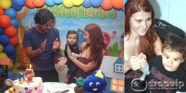 Mariah Rocha comemora aniversário do filho