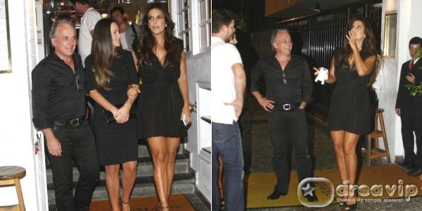Ivete Sangalo janta com Otávio Mesquita