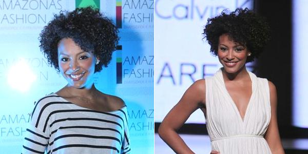 Sheron Menezes desfila em evento de moda em Manaus