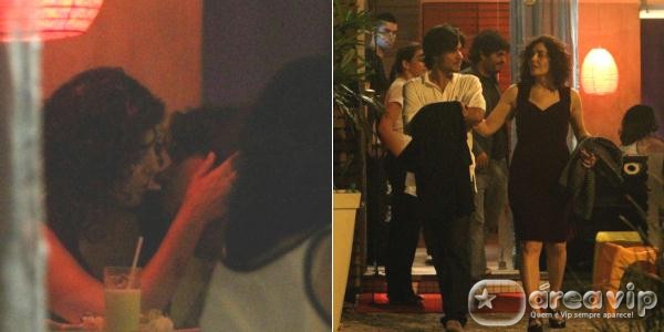 André Gonçalves comemora aniversário com jantar romântico