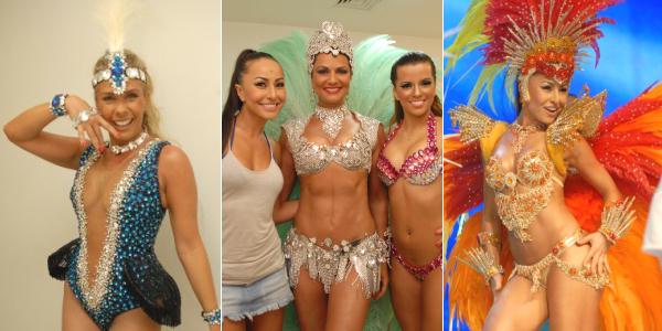 Beldades gravam os clipes para o carnaval 2011