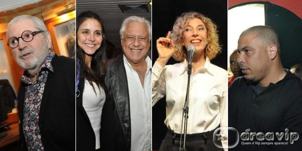 Famosos conferem volta aos palcos de Marília Gabriela