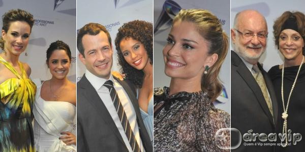 Famosos vão ao prêmio Profissionais do Ano