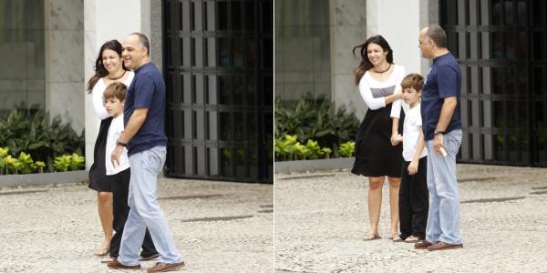 Patrícia Poeta passeia com a família