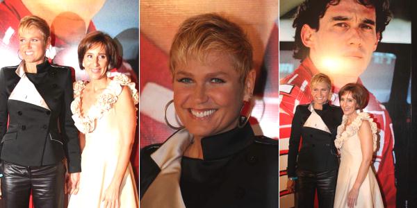 Xuxa vai a estreia de filme em homenagem a Senna