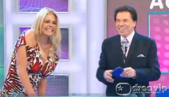 Silvio Santos recebe Monique Evans e Sergio Mallandro em seu programa