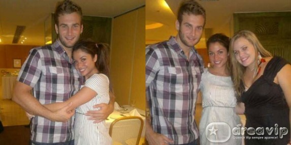 Ex-BBB Paulinha posta foto com Maria e Wesley no Twitter