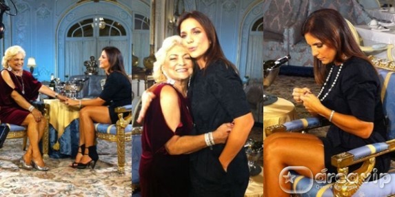 Hebe posta fotos de entrevista com Ivete Sangalo em Portugal