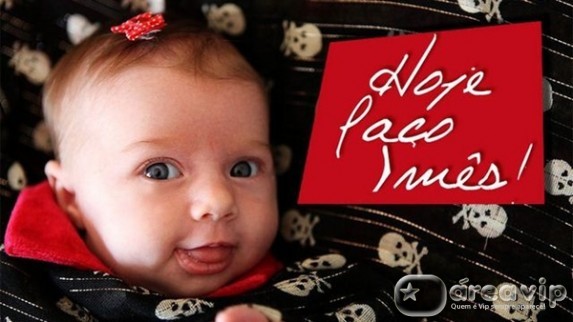 Fábio Assunção comemora um mês de vida da filha