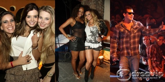 Famosos curtem evento badalado no Rio