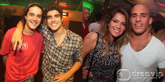 Famosos curtem evento no Rio de Janeiro