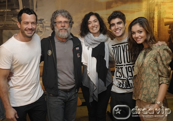 Malvino Salvador, Jose Mayer, Lilia Cabral, Caio Castro e Sophie Charlotte - Fina Estampa