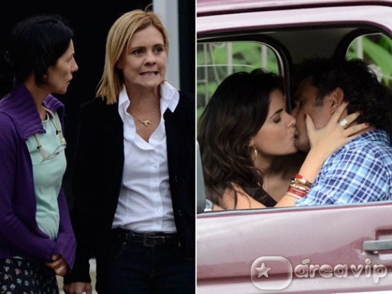 Morde e Assopra - Julia fica furiosa ao presenciar beijo entre Abner e Celeste