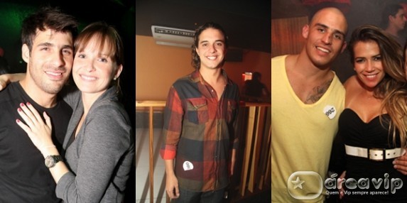 Famosos curtem show em boate carioca