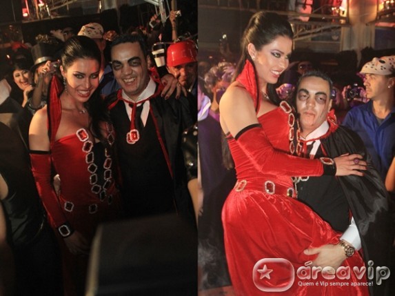 Gracyanne Barbosa comemora aniversário em boate no Rio