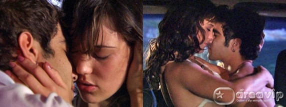 Antenor e Patrícia se rendem à paixão e têm noite de amor dentro do carro dela