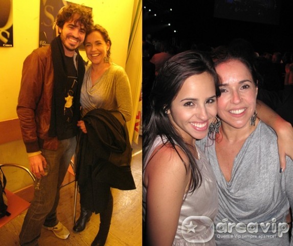 Daniela Mercury curte show na Suiça com os filhos