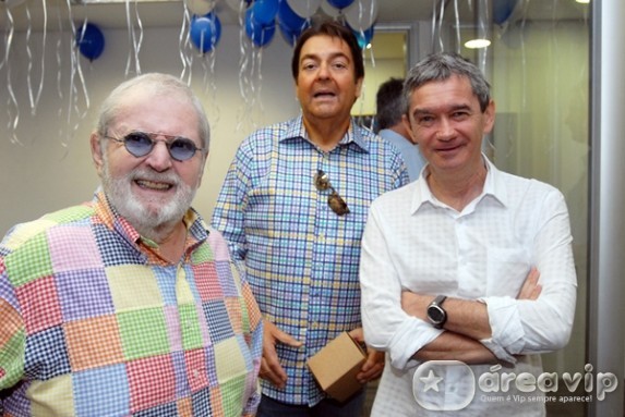 Jô Soares , Fausto Silva e Serginho Groisman