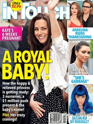 Kate Middleton está grávida de seis semanas, diz revista