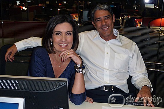 Fatima Bernardes e William Bonner