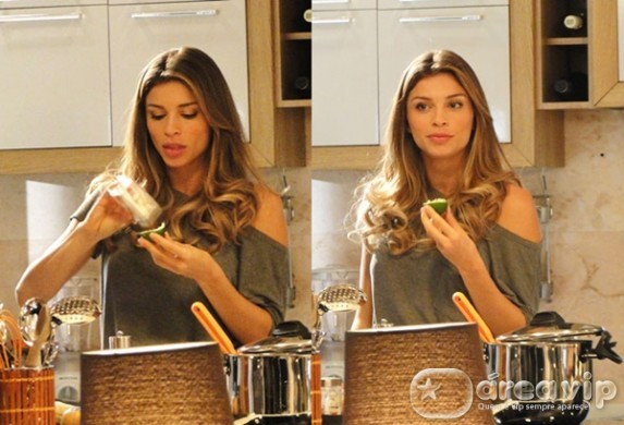 Grávida, Grazi Massafera come limão com sal