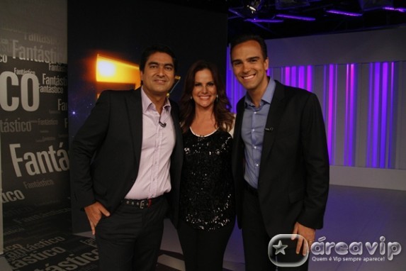 Fantástico - Zeca Camargo, Renata Ceribelli e Tadeu Schmidt