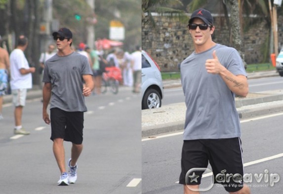 Rômulo Arantes Neto é clicado caminhando no Rio