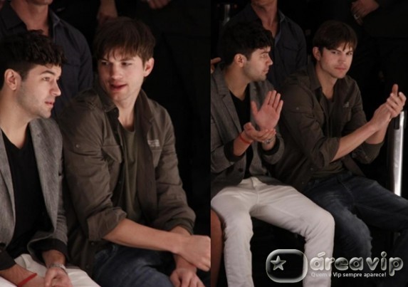 Ashton Kutcher agita a SPFW