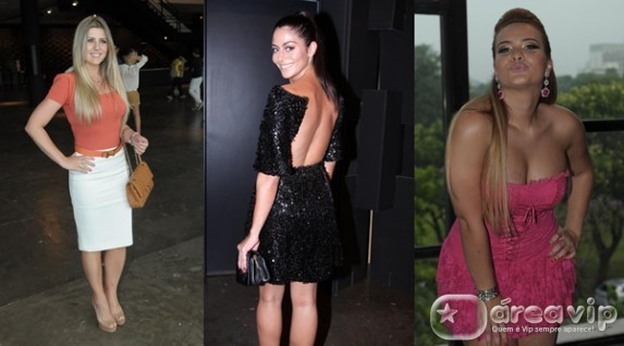 Famosos circulam em evento de moda em Sampa