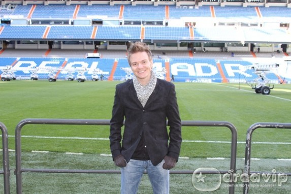 ‘Fantástico’ promove encontro entre Michel Teló e o jogador Cristiano Ronaldo