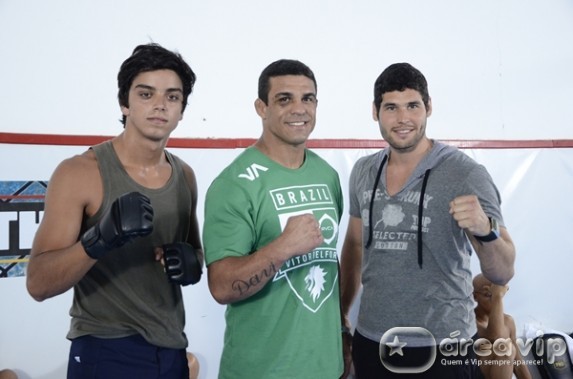 Rodrigo Simas, Vitor Belfort e Dudu Azevedo