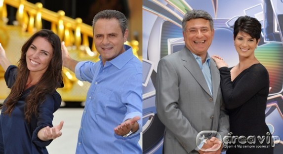 Glenda Kozlowski e Luis Roberto - Cleber Machado e Mariana Godoy