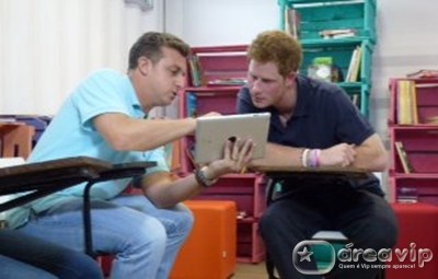 Luciano Huck entrevista o Príncipe Harry