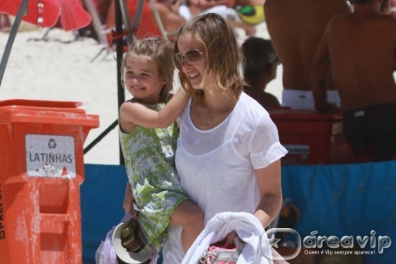 Luiza Valdetaro e a filha, Malu