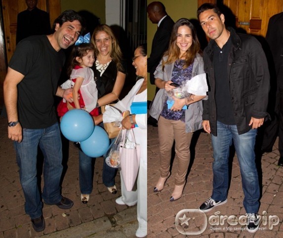 Famosos vão ao aniversário da filha de Ronaldo