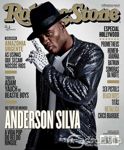 Anderson Silva aparece vestido de Michael Jackson em capa revista