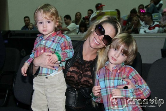 Winits com os filhos