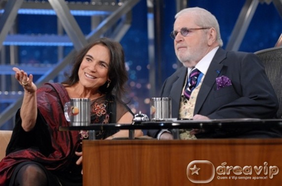 Jô Soares faz programa dedicado aos 50 anos de carreira de Regina Duarte