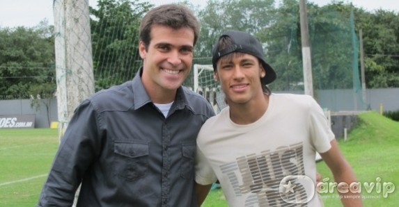 Thiago Asmar e Neymar