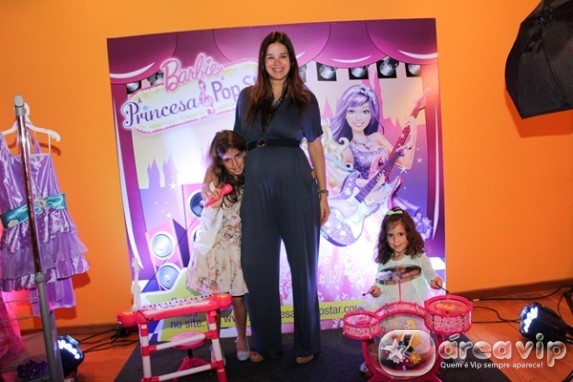 Vera Viel com as filhas