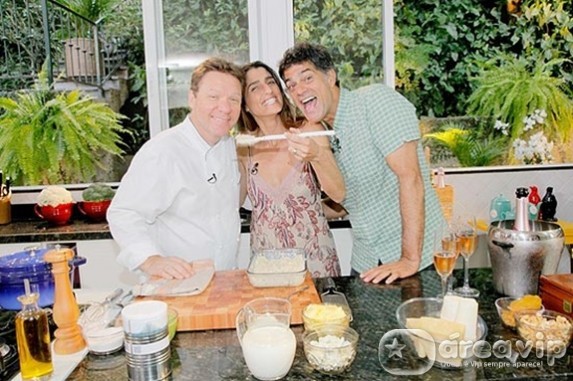 Claude Troisgros - Cynthia Howlett e Eduardo Moscovis