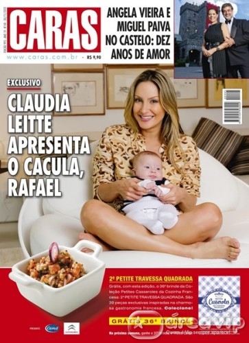 Claudia Leitte mostra seu filho caçula pela primeira vez em revista