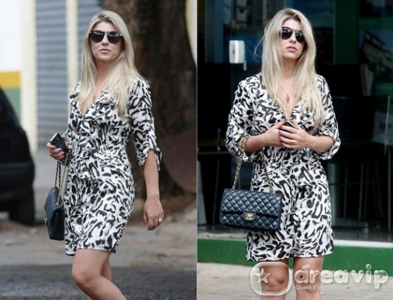 Íris Stefanelli passeia pelas ruas de São Paulo